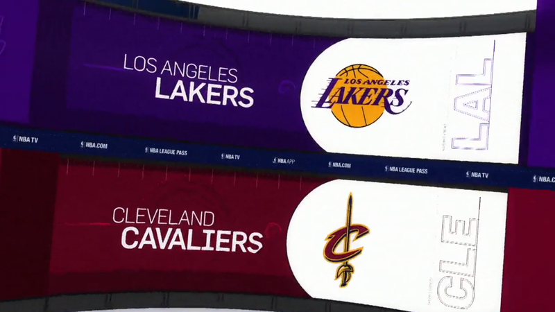 Lakers hot sale cavaliers game