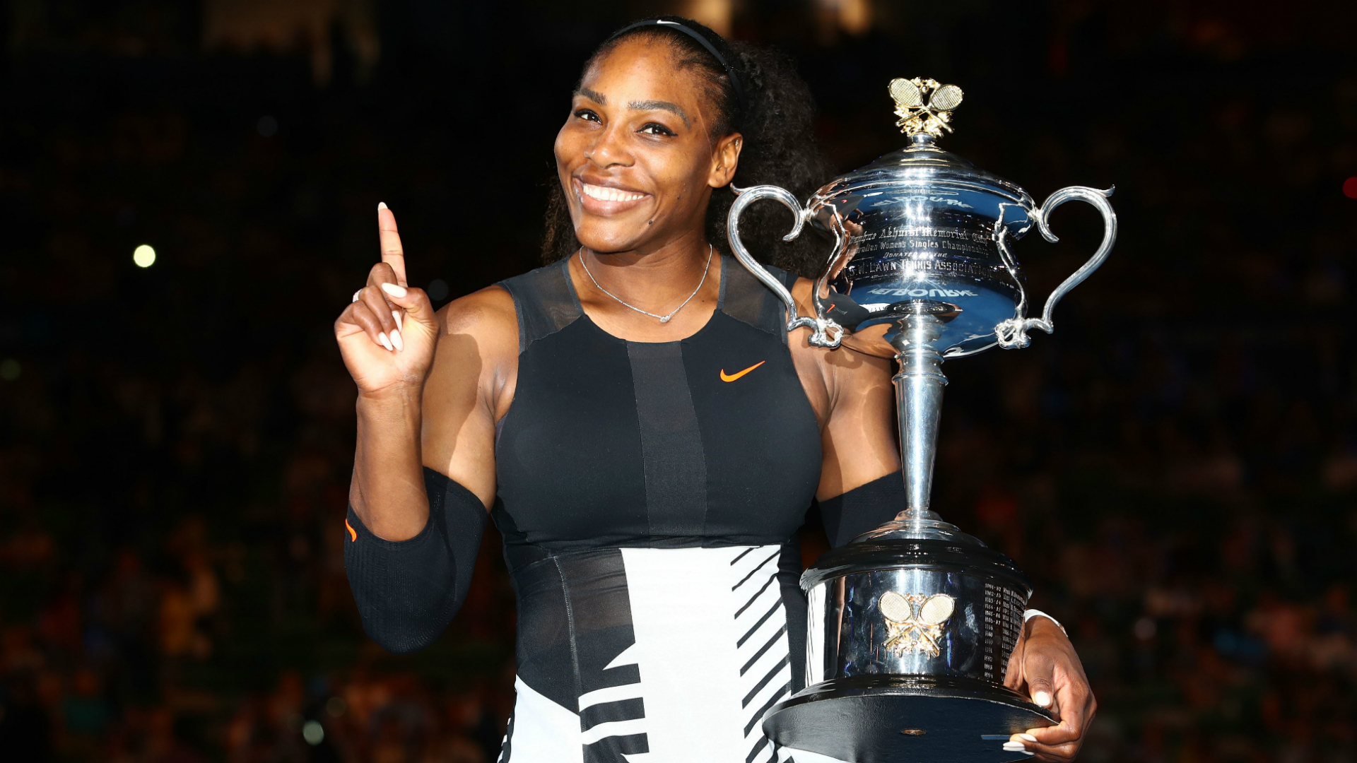 Serena Williams Revels In Record Grand Slam Win