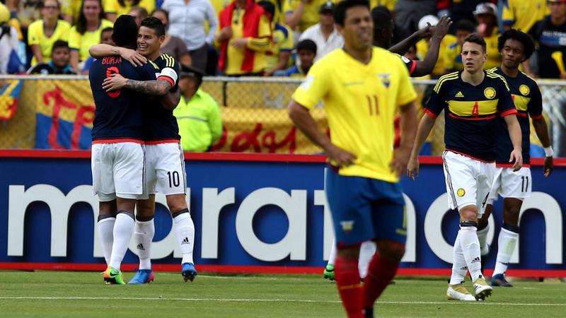 World Cup Qualifiers: Ecuador 0 Colombia 2