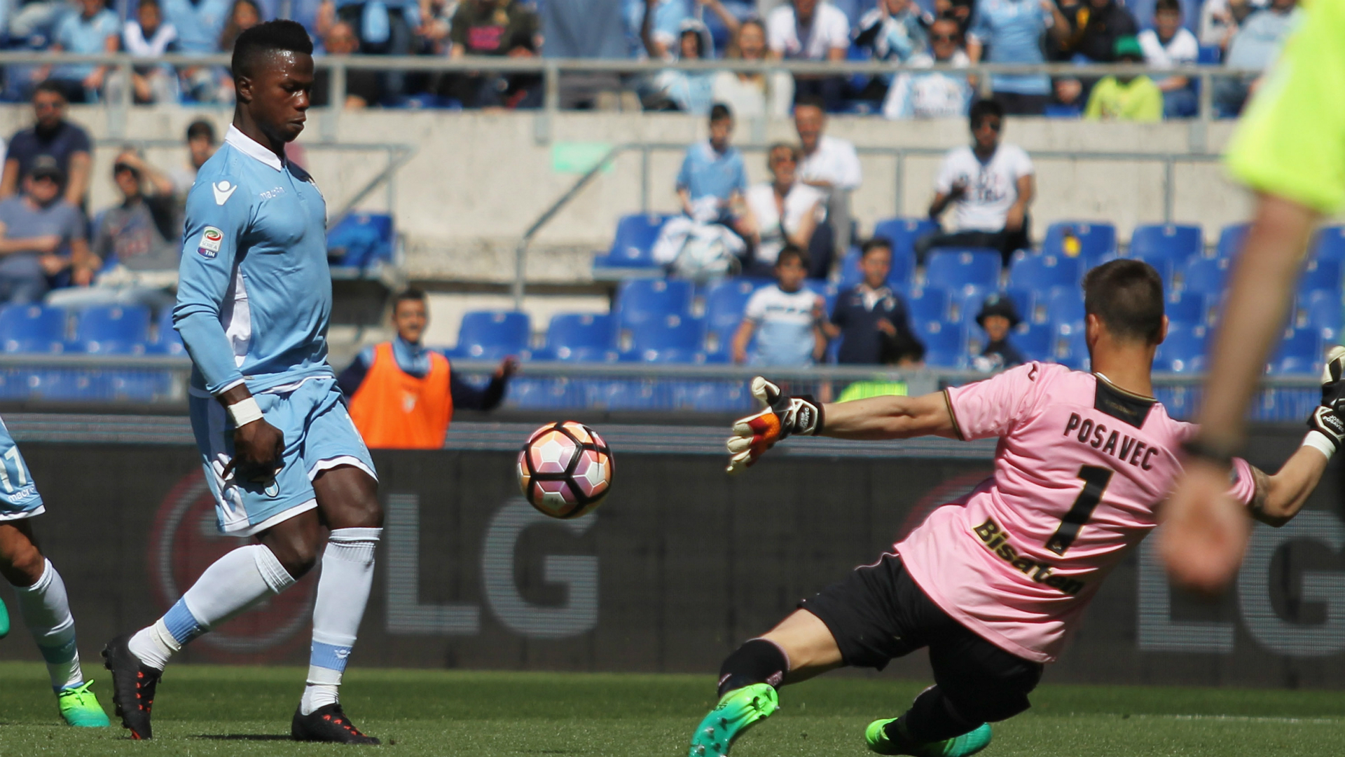Lazio Score Six Against Palermo, Balde Keita Scores Five-Minute Hat Trick