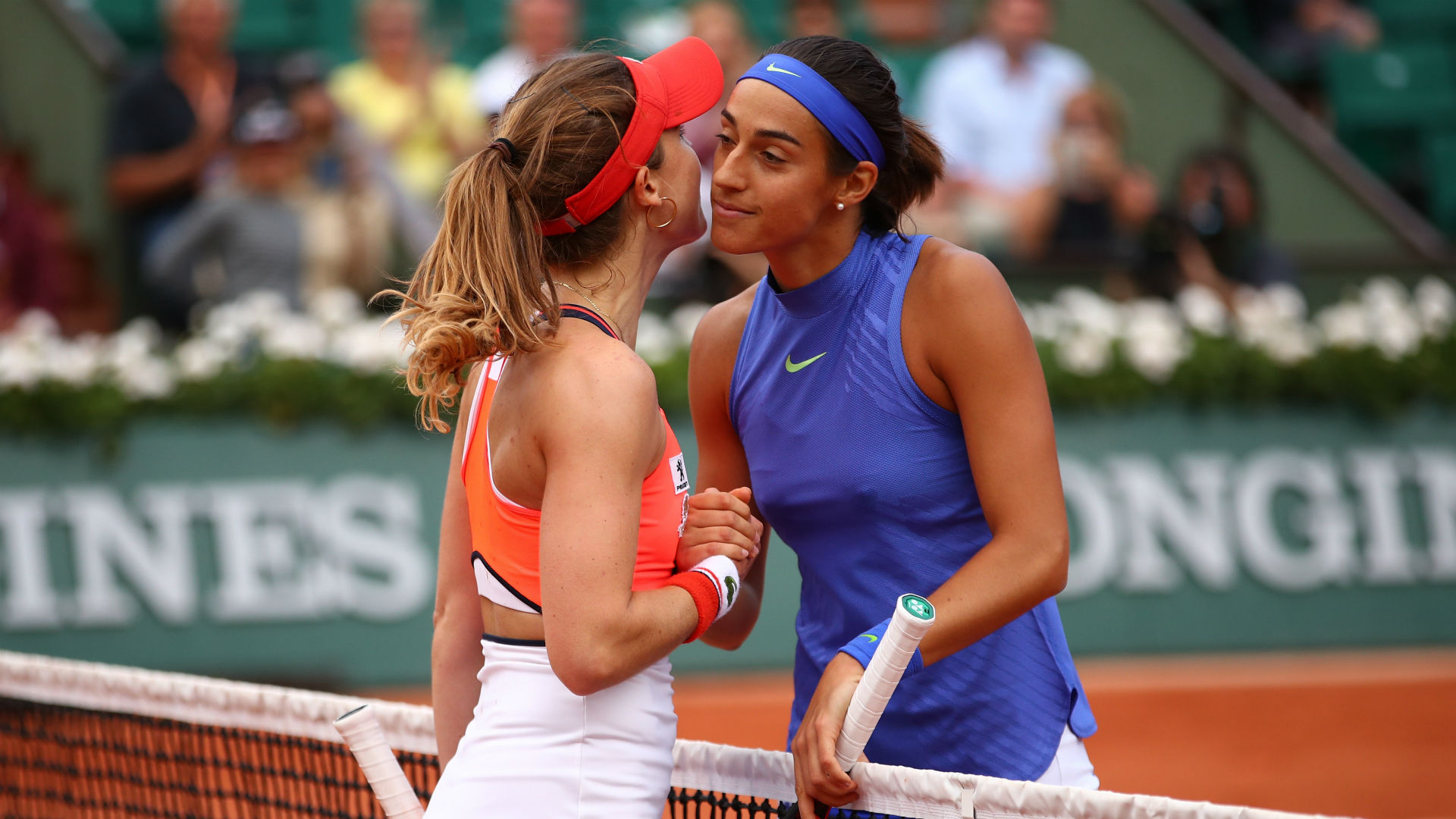 Happy Simona Halep Marches On While Caroline Garcia Defeats Old Enemy Alize Cornet