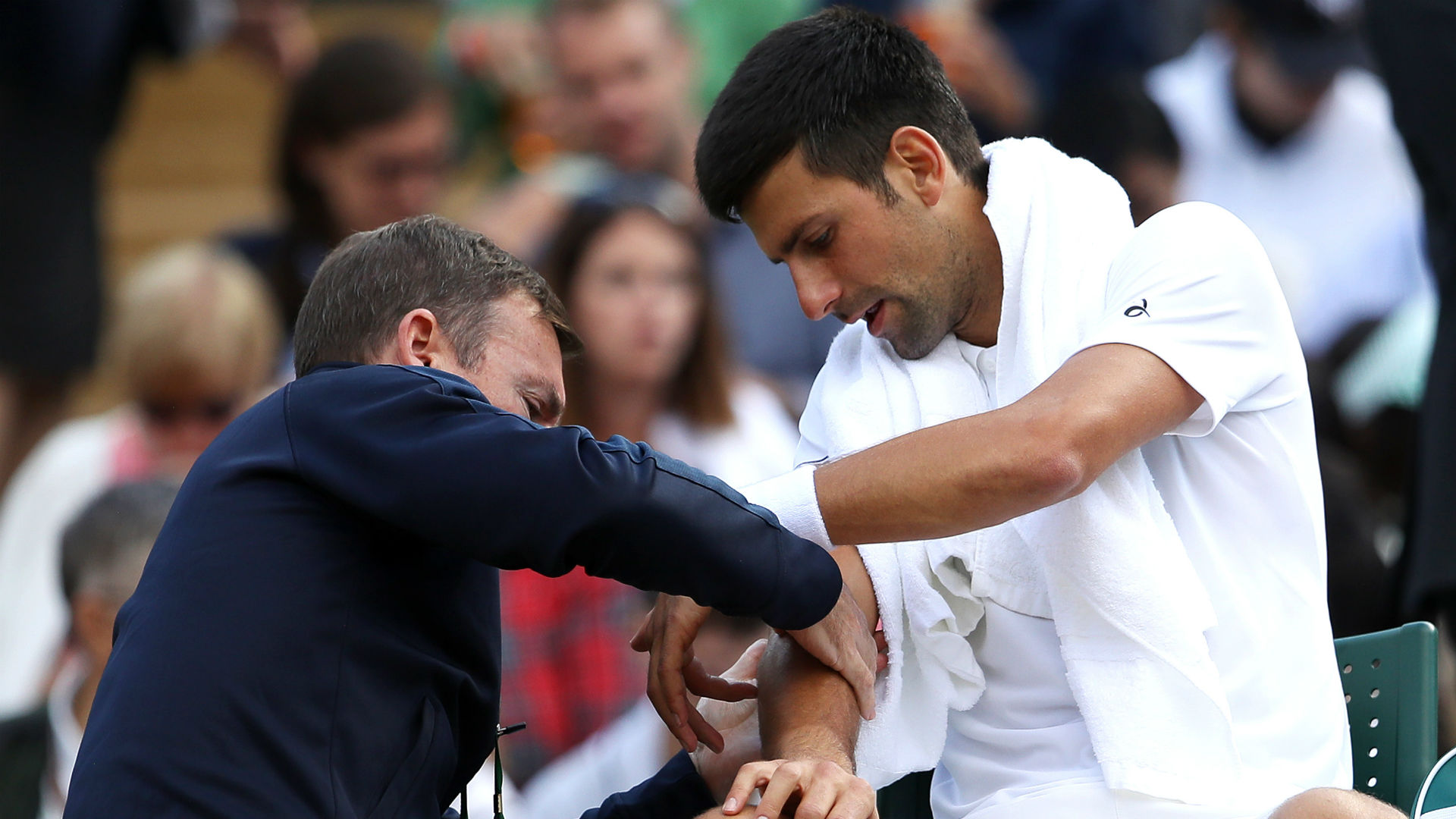 Djokovic Retires from Wimbledon Quarterfinals