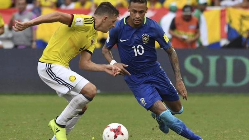 التعادل يخيم على مواجهة كولومبيا والبرازيل
