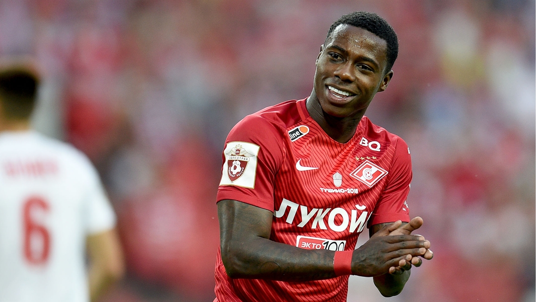 Spartak Star Winger Quincy Promes Expected to Miss Liverpool Game