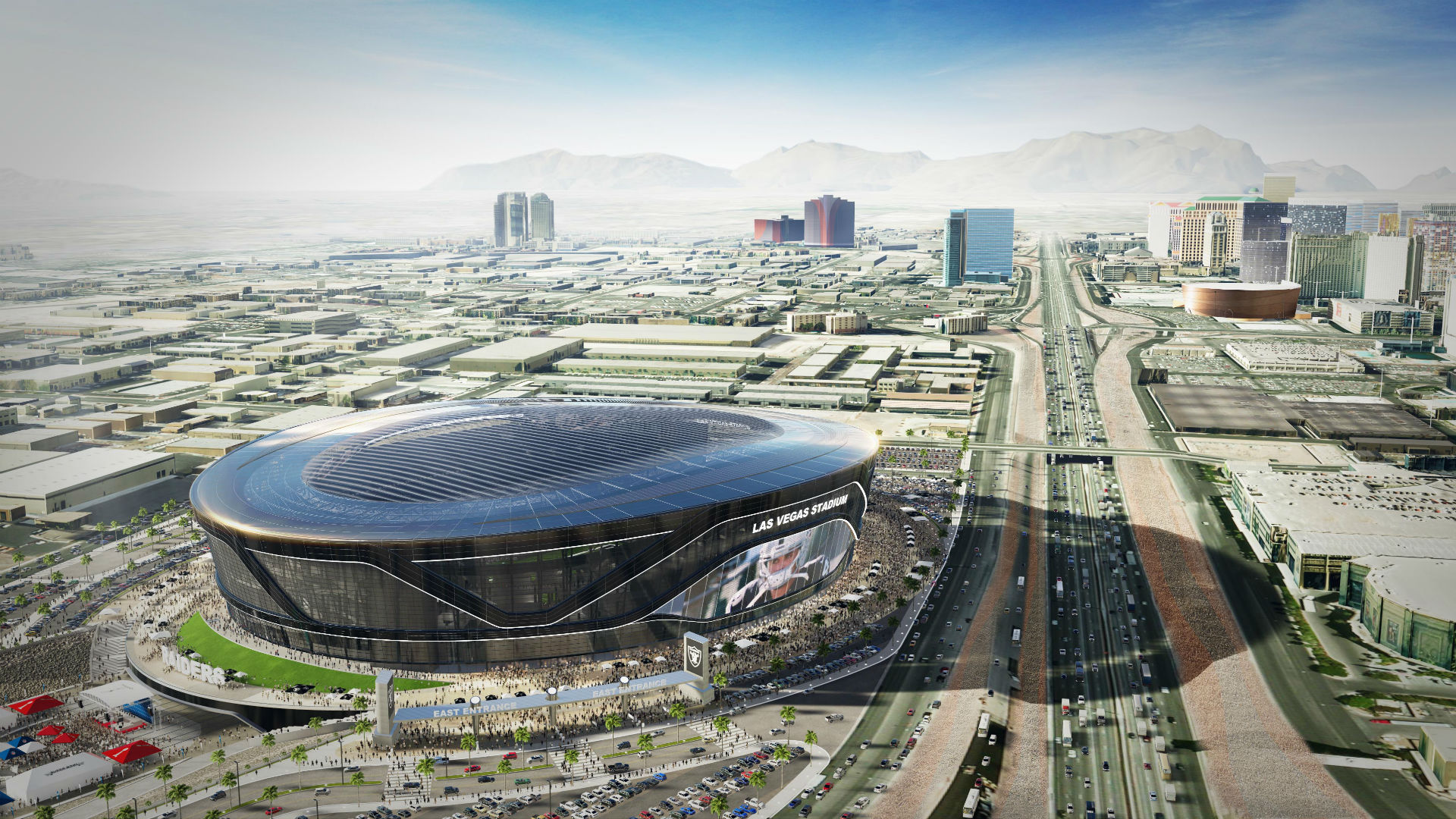 Raiders to break ground on 65,000-seat stadium in Las Vegas