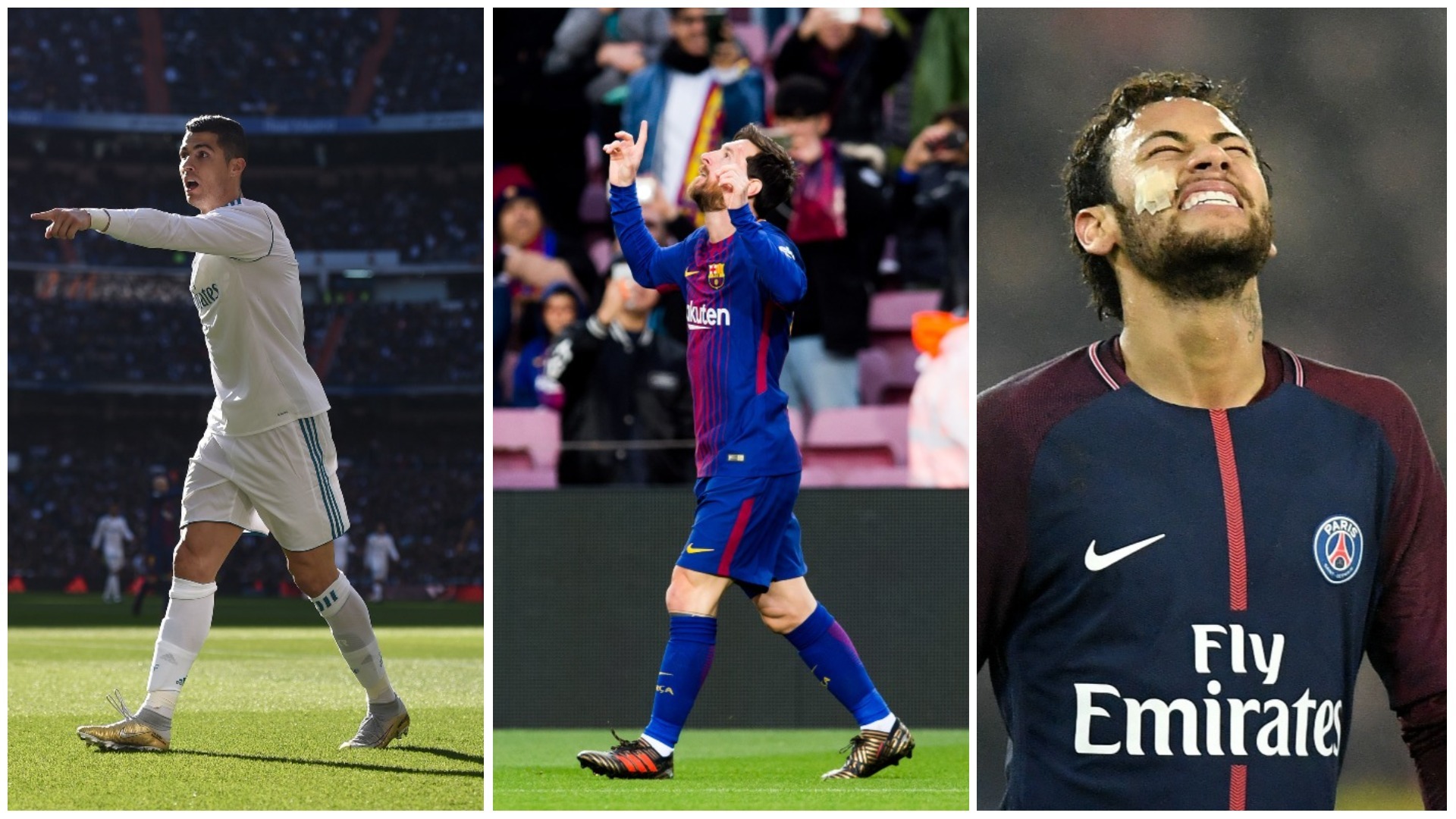 Messi & Ronaldo in UEFA Fans' Team of the Year, Neymar misses out again