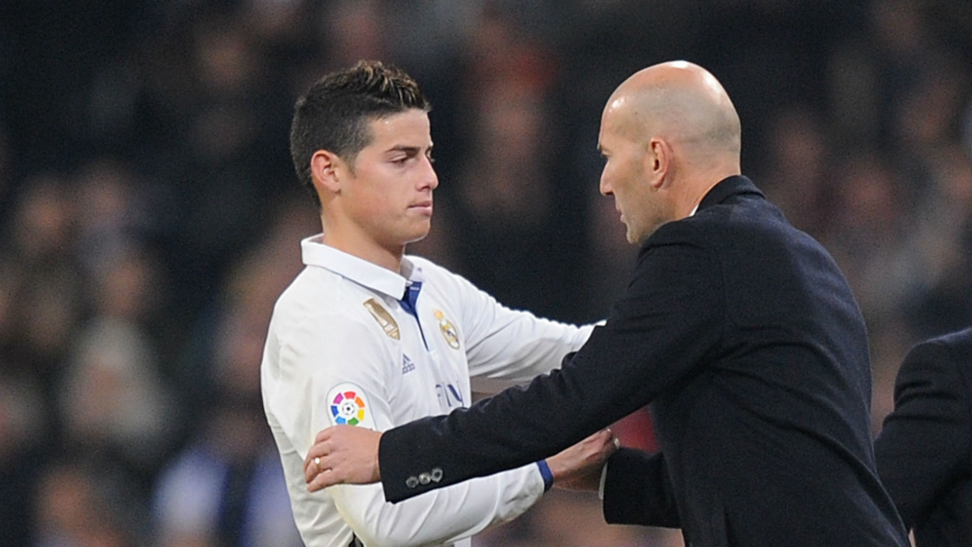 Zidane still an idol for James despite 'sad' Madrid exit
