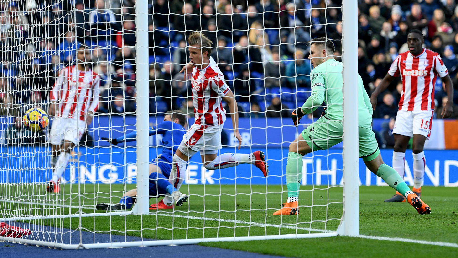 Leicester City 1 Stoke City 1: Butland howler costs Potters