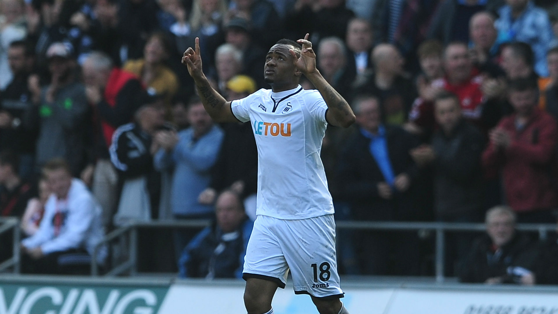 Swansea City 1 Everton 1: Jordan Ayew points the way to survival