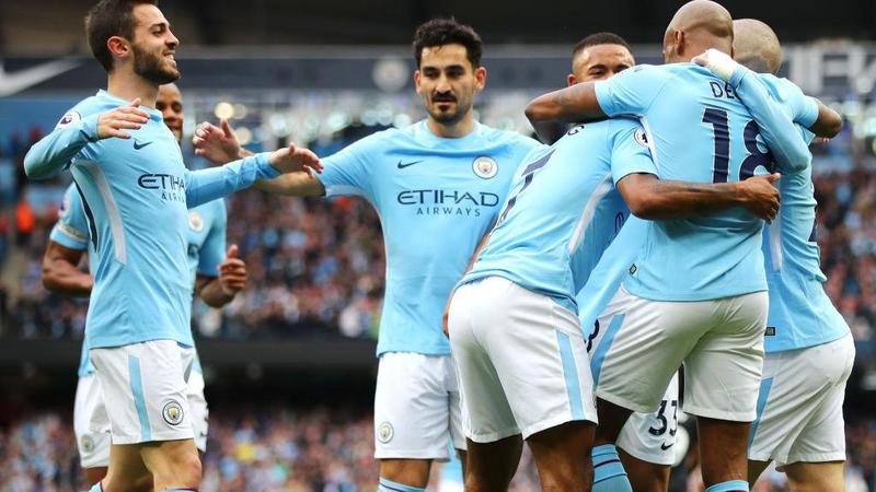 EPL:Manchester City 5 Swansea City 0
