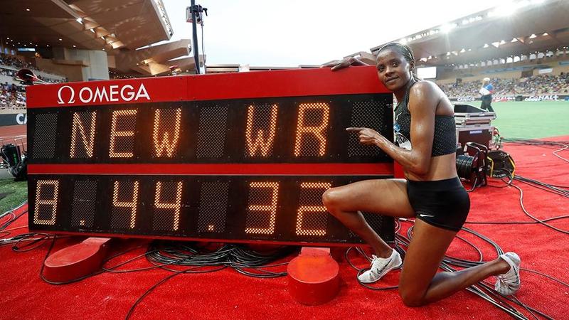 Lyles, Semenya shine as Chepkoech smashes steeple world record