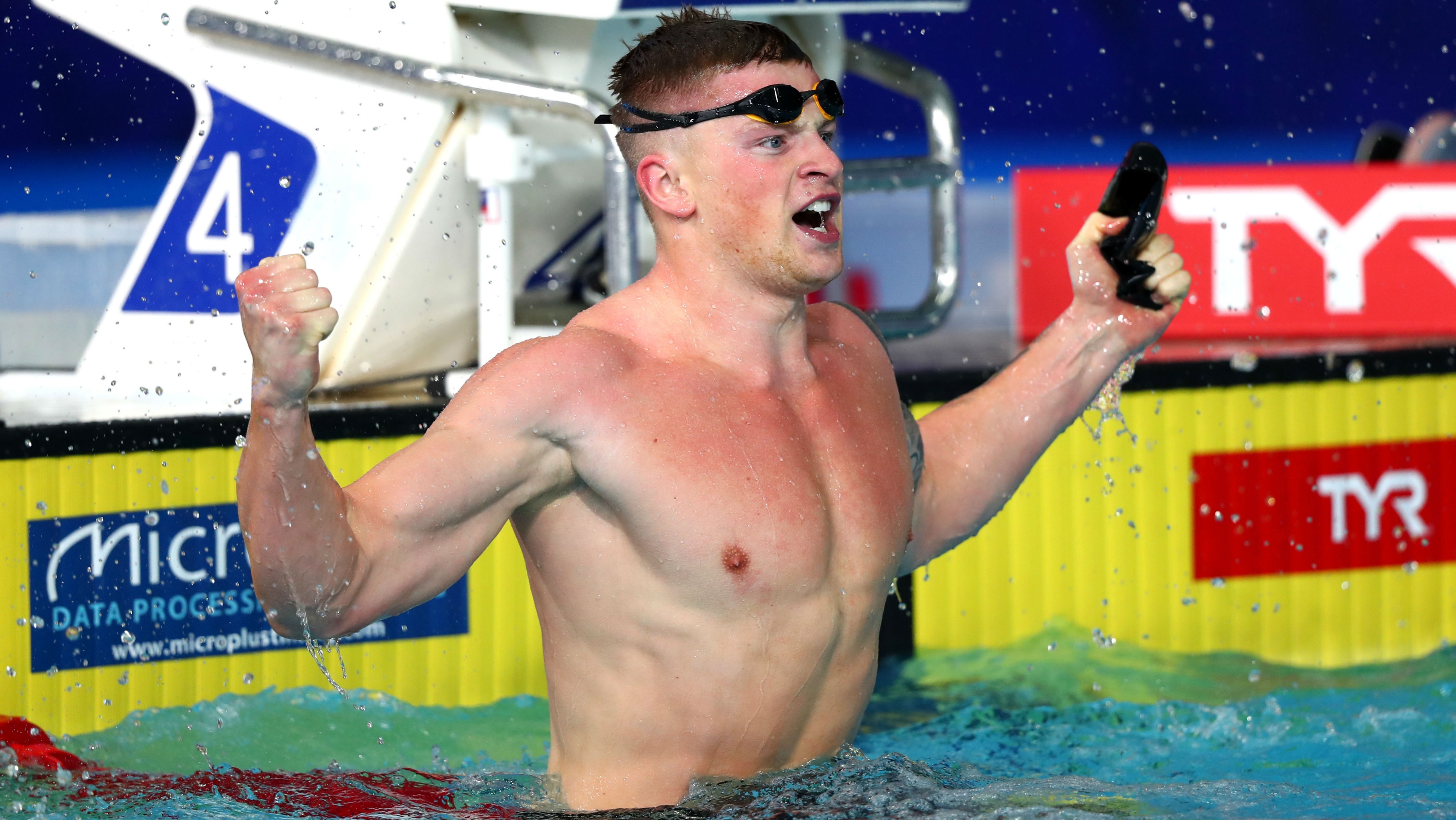 European champion Peaty sets new 100m breaststroke world record