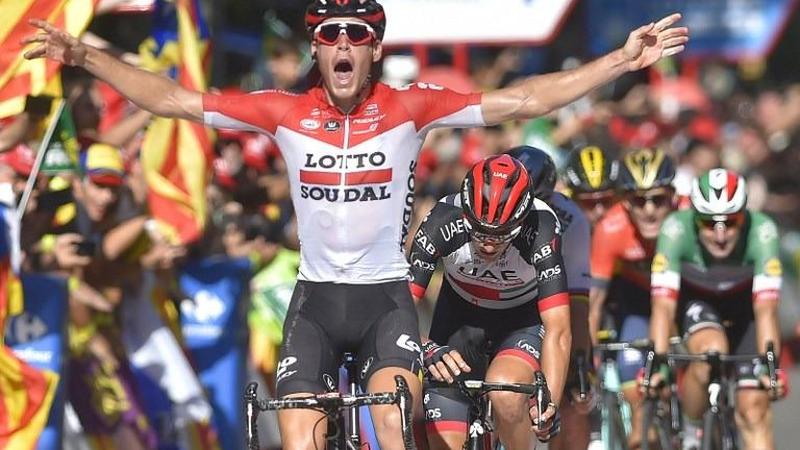 Belgium's Wallays wins Vuelta 18th stage, Yates retains lead