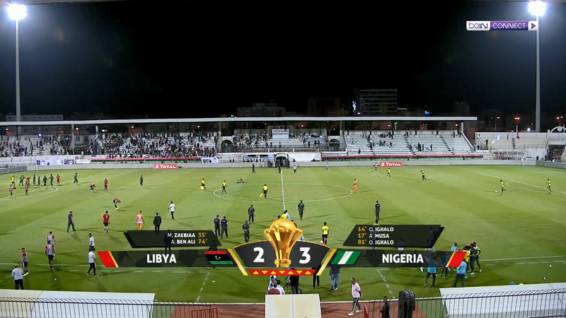 Africa Cup of Nations Qualification: Libya 2 Nigeria 3