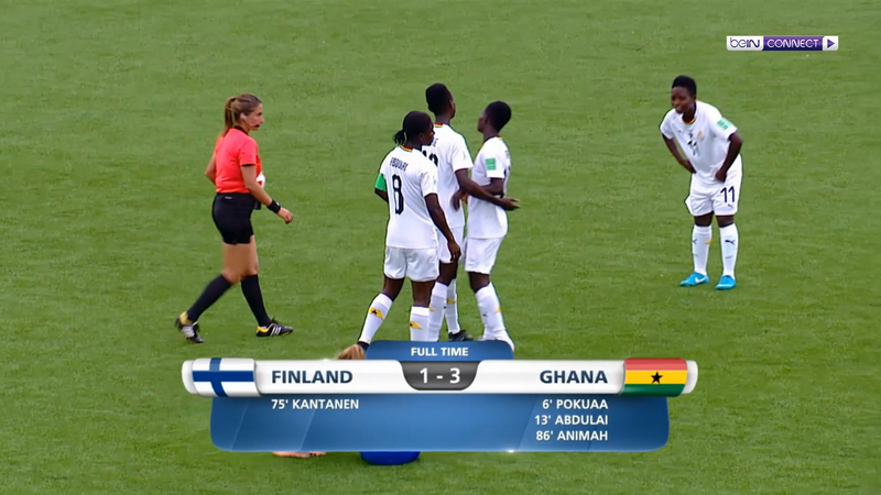 World Cup - Women U17: Finland 1 Ghana 3