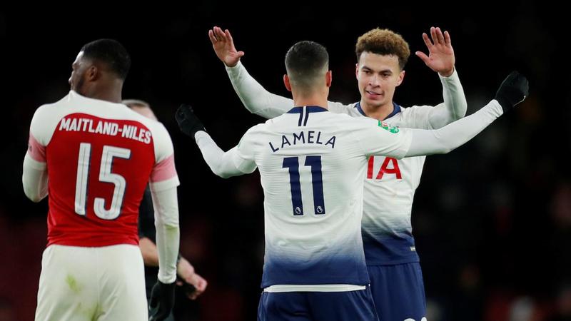 Tottenham Shut Out Arsenal In EFL Cup