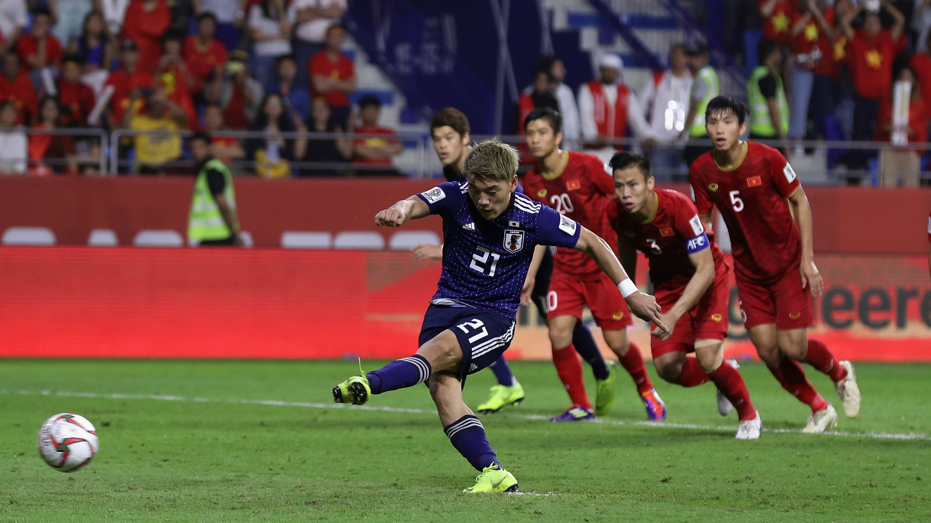 Vietnam 0 Japan 1: Moriyasu's men reach semis as VAR dominates on Asian Cup debut