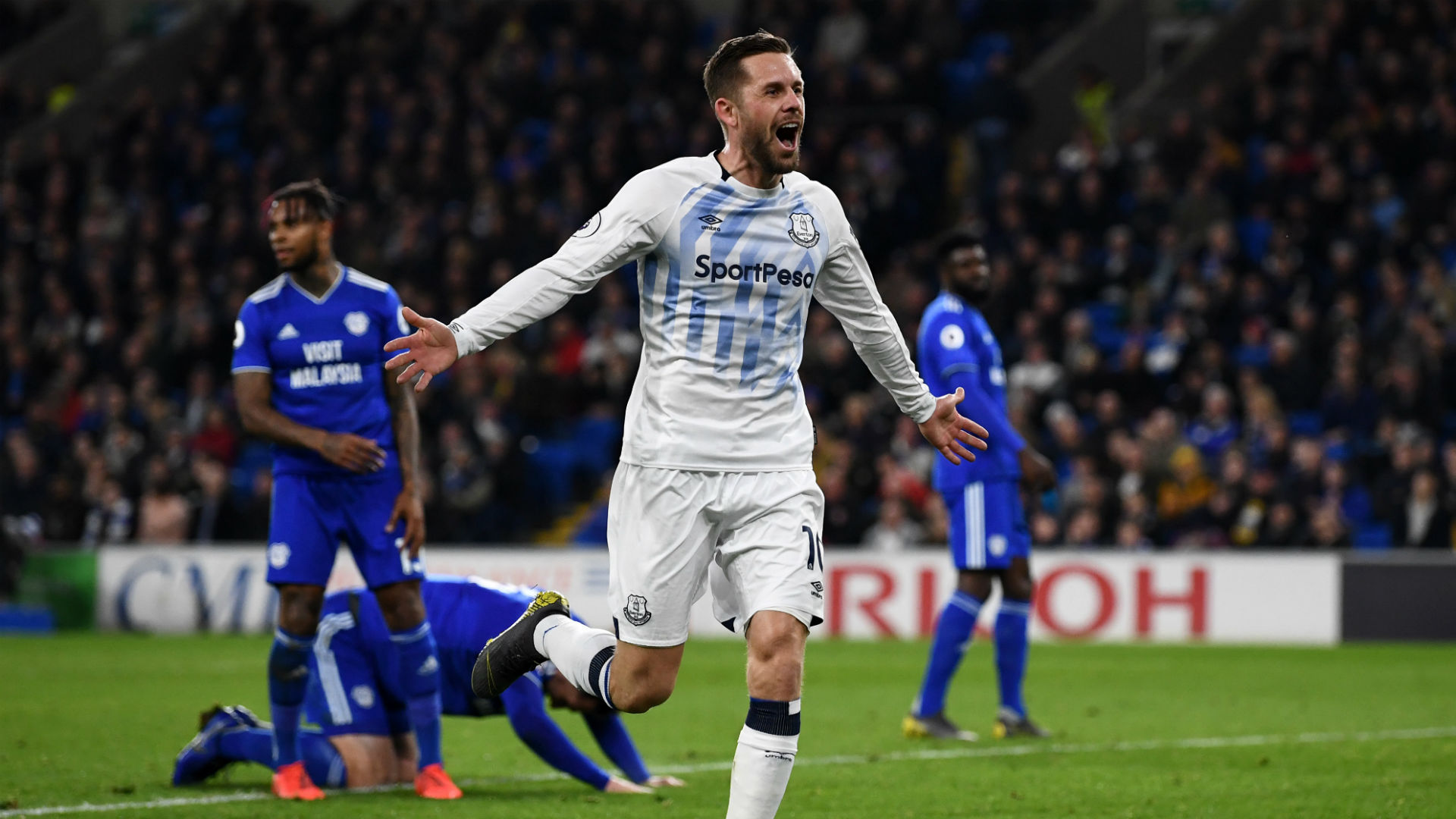Cardiff City 0 Everton 3: Sigurdsson strikes twice to lift Silva