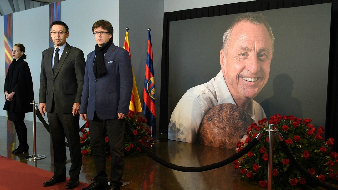 Josep Bartomeu Leads Tributes as Barcelona Opens Cruyff Memorial | beIN