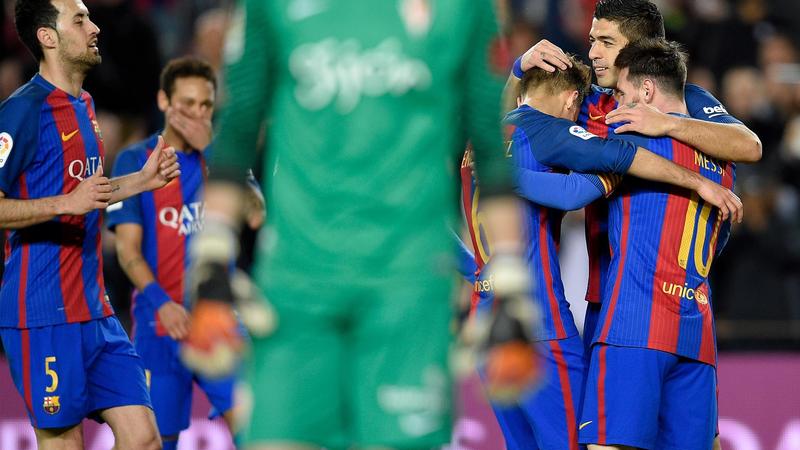 La Liga: Barcelona 6 Sporting Gijon 1