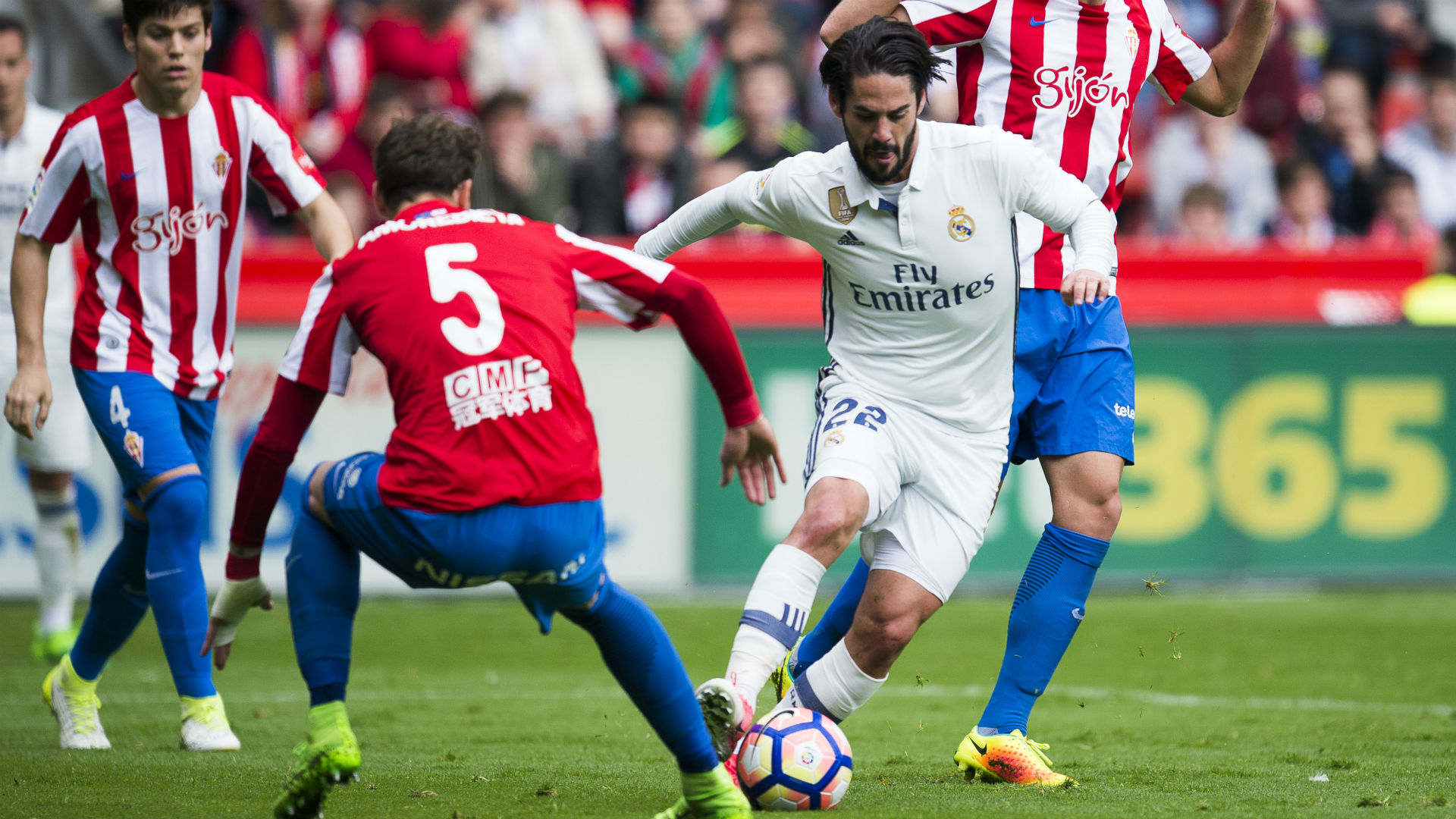 Sporting Gijon 2 Real Madrid 3: Brilliant Isco Double Snatches Win For Zinedine Zidane's Men