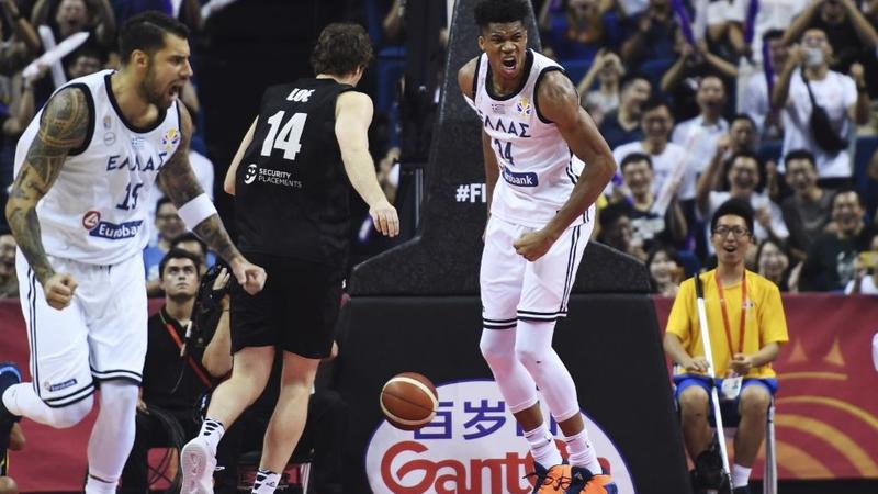 Giannis Antetokounmpo loses his cool in Greece's Eurobasket elimination vs  Germany
