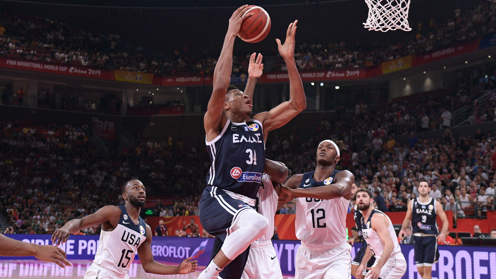FIBA World Cup 2019: USA hold off Giannis' Greece to reach quarter-finals