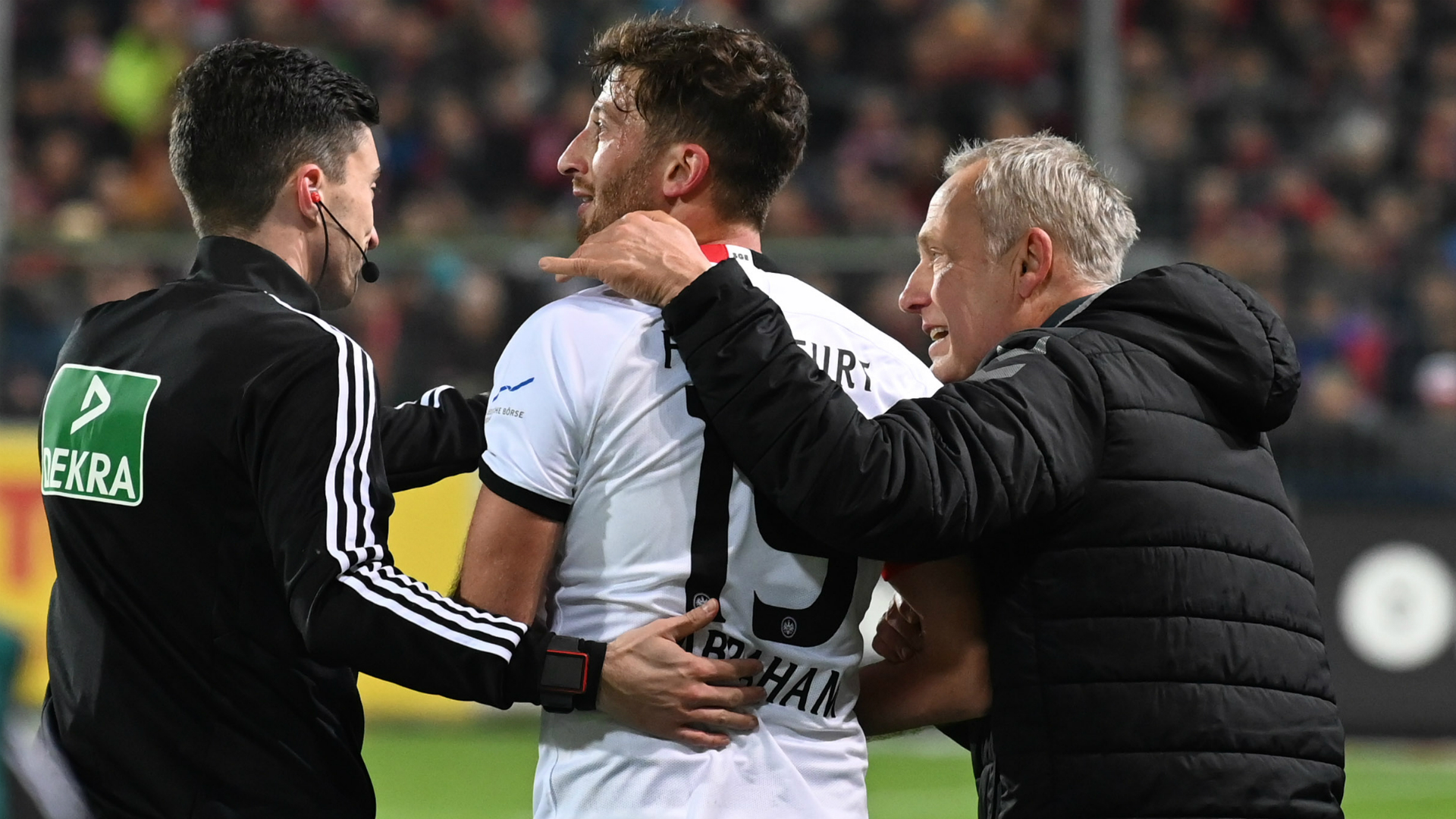 Abraham Criticized for Barging Freiburg Coach