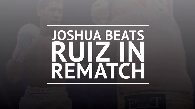 Joshua beats Ruiz Jr in heavyweight rematch