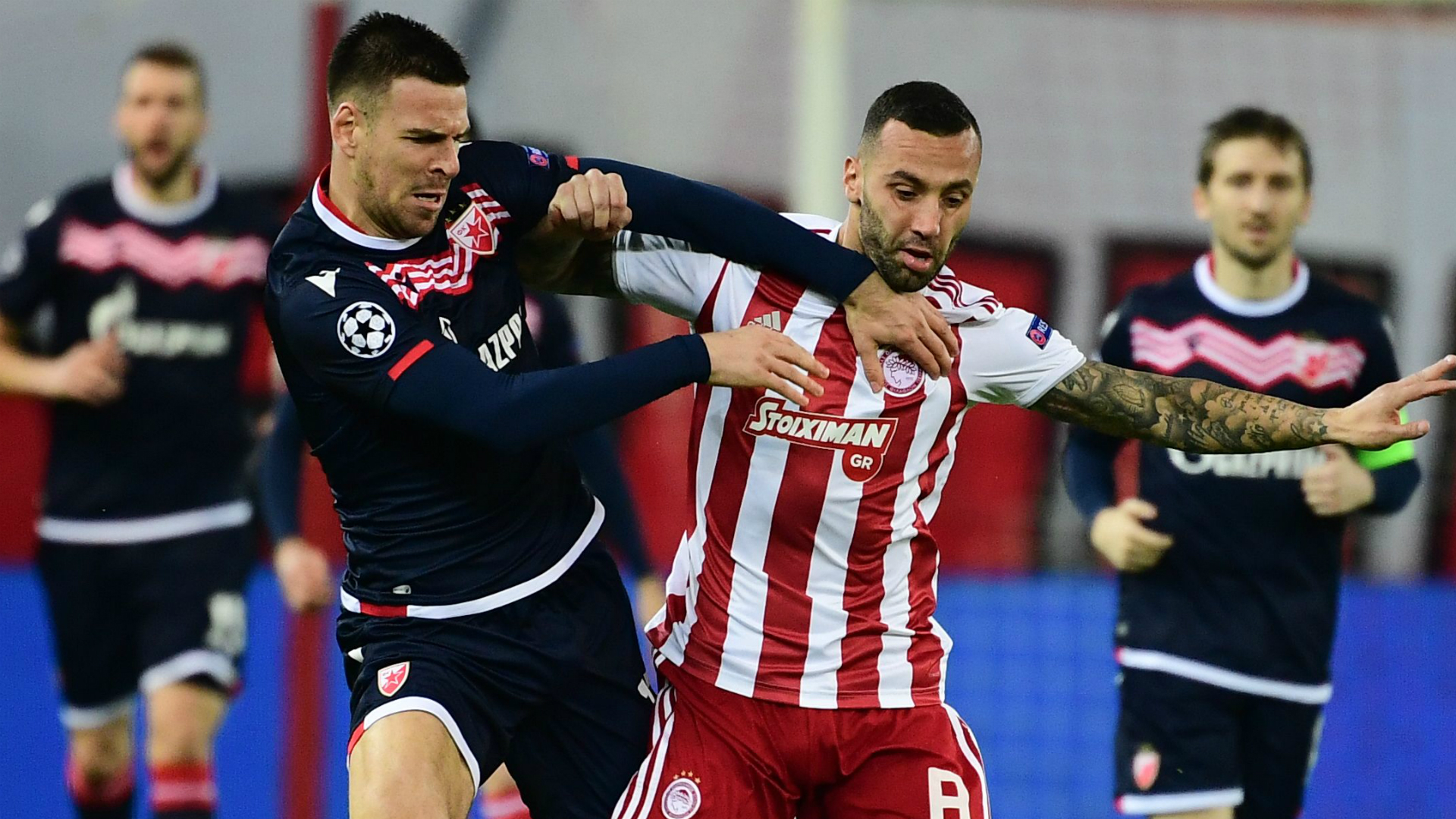 Olympiacos 1-0 Red Star Belgrade: El-Arabi's late penalty secures Europa League spot