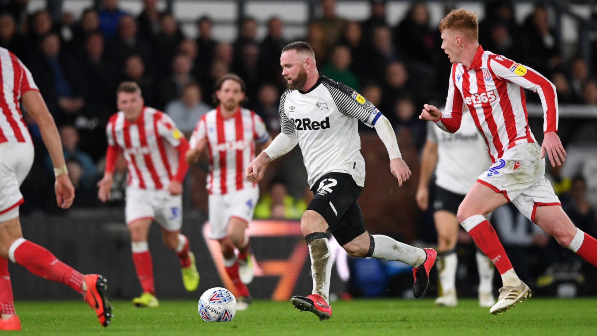 Championship: Rooney stunner helps Derby crush in-form Stoke