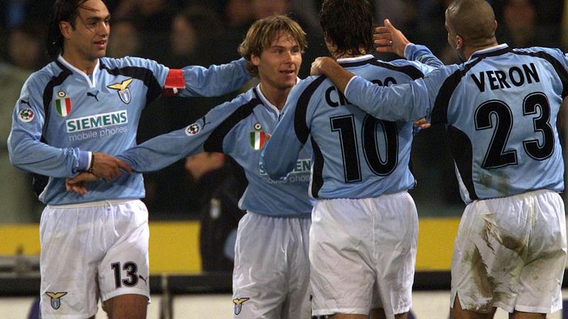 Fabrizio Ravanelli of Lazio in action during the Serie A match