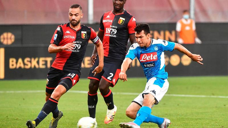 Napoli vence 1-2 en su visita al Genoa