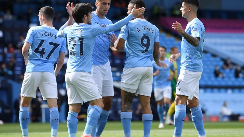Manchester City golea 5-0 al descendido Norwich City