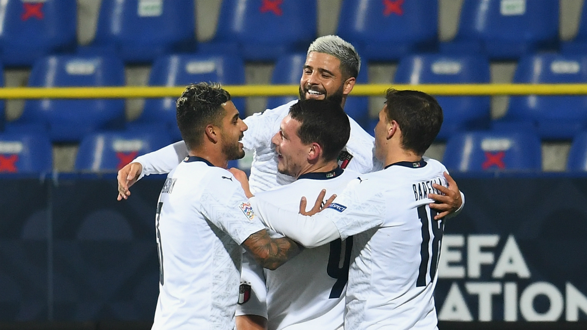 Bosnia-Herzegovina 0-2 Italy: Belotti and Berardi fire Azzurri to Nations League finals