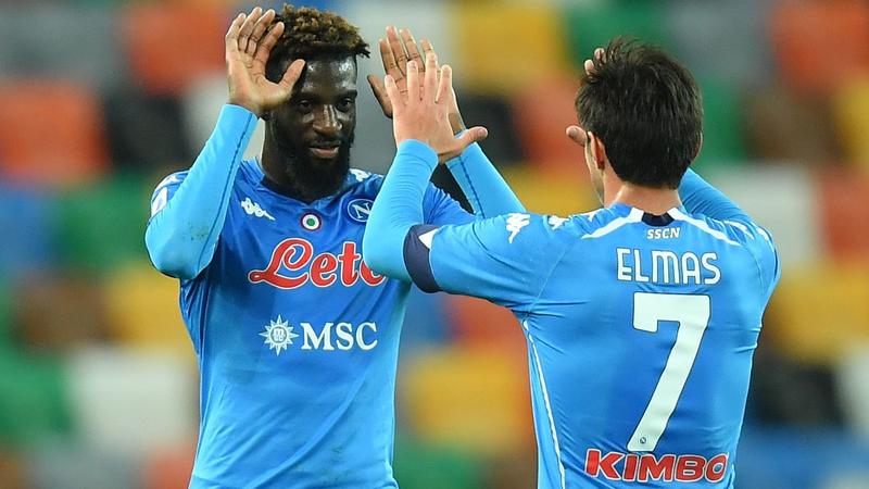 Udinese 1-2 Napoli: Bakayoko late strikes seals win for Gattuso's men