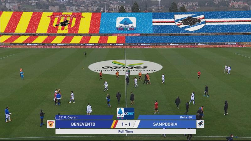 سامبدوريا يفرض التعادل على بينيفينتو