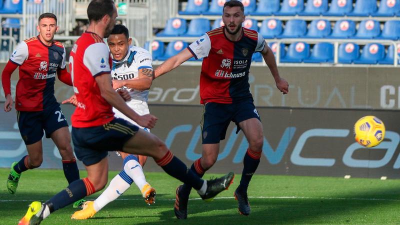 Con gol de Muriel, Atalanta vence 0-1 a Cagliari