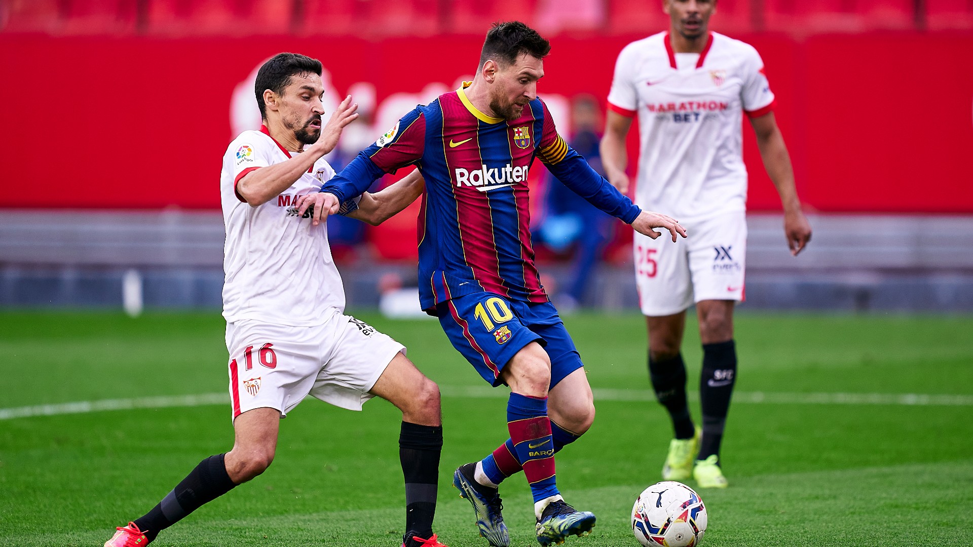 Barcelona v Sevilla: Messi striving to save Barca's season as chaos reigns