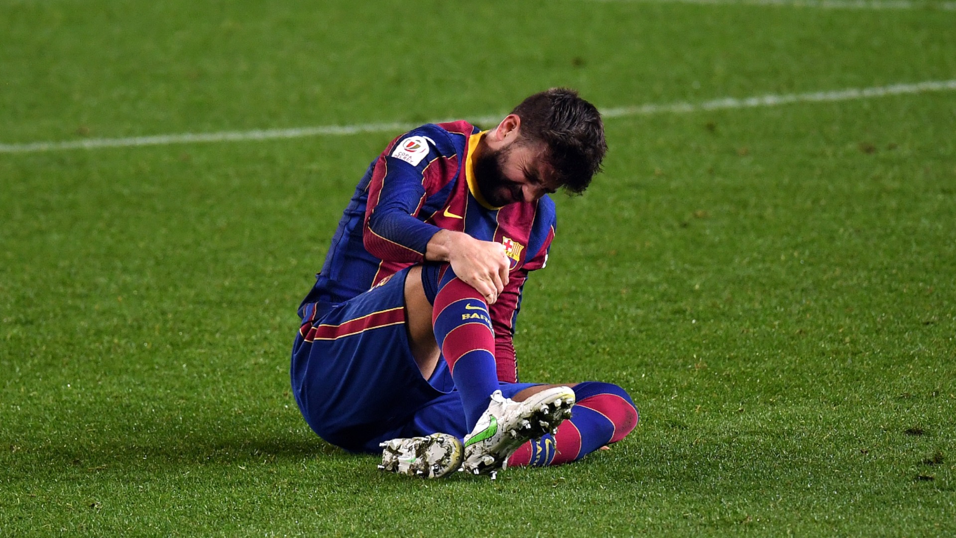Pique a doubt for PSG clash after spraining knee ligament in Copa win
