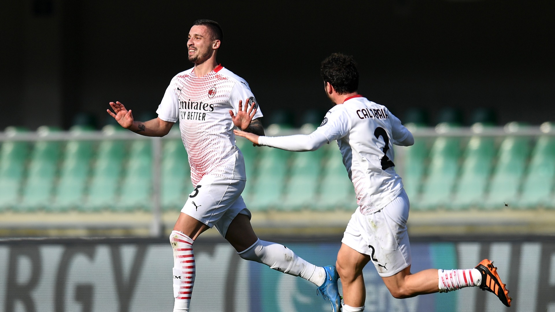 Hellas Verona 0-2 Milan: Krunic and Dalot secure Rossoneri win