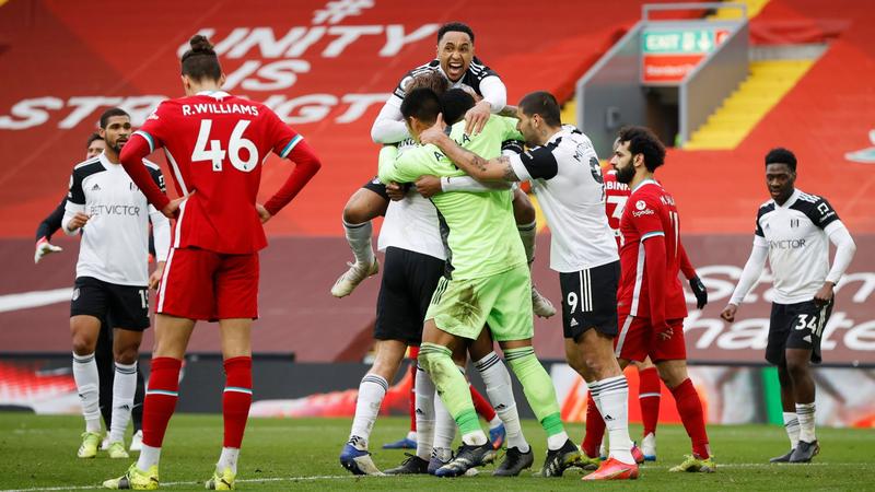 Liverpool pierde 0-1 en casa con Fulham