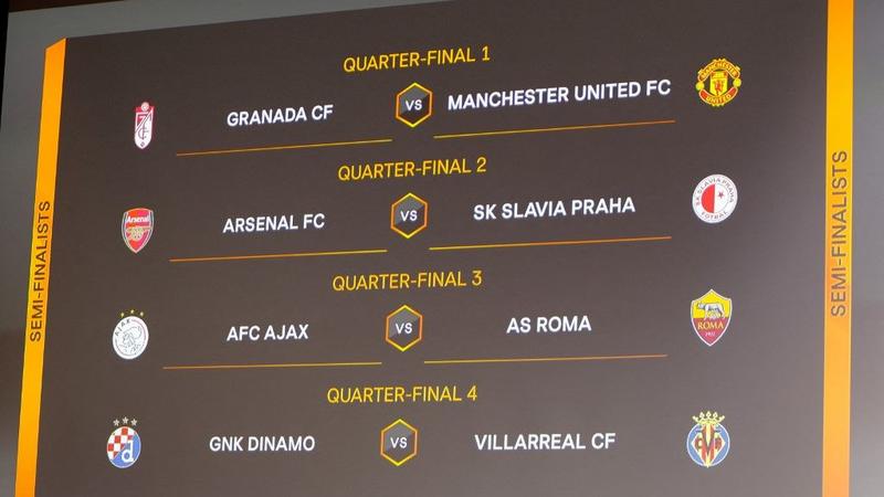 Man Utd and Arsenal kept apart in Europa League draw as Red Devils face Granada