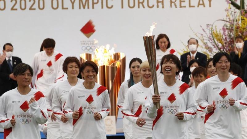 Tokyo Olympics flame begins virus-delayed journey across Japan