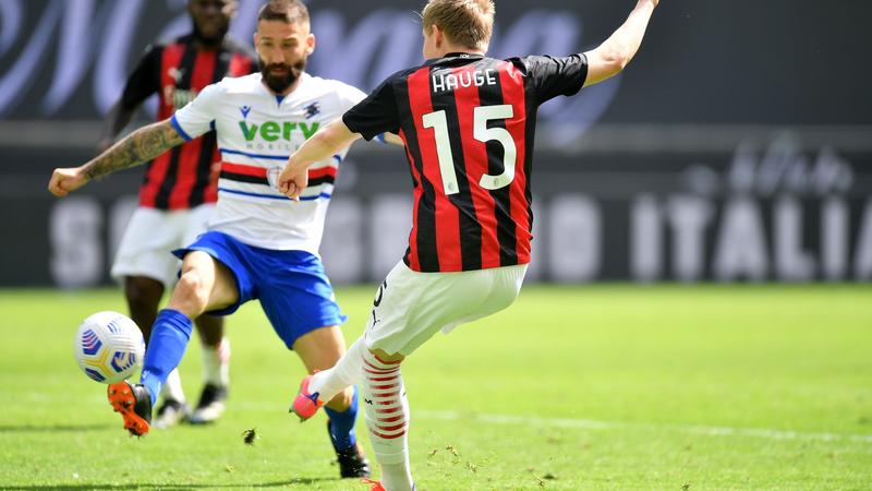 ميلان ينجو من الهزيمة أمام سامبدوريا