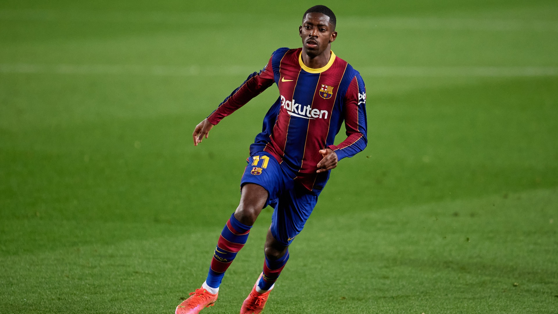 Barcelona 1-0 Real Valladolid: Last-gasp Dembele leaves Barca breathing down Atleti's necks