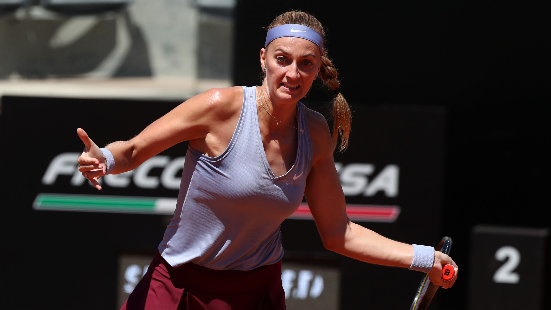 Kvitova ousts Linette, Swiatek through in Rome beIN SPORTS