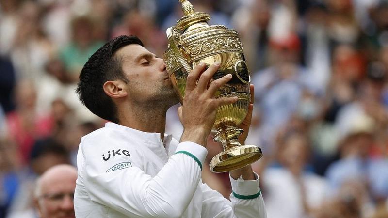 Djokovic wins record-equalling 20th Grand Slam and sixth Wimbledon title