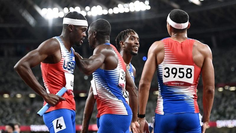 United States win men's 4x400m relay Olympic title