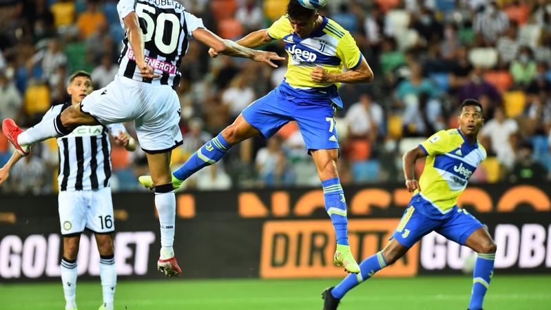 Juventus empata 2-2 en casa de Udinese